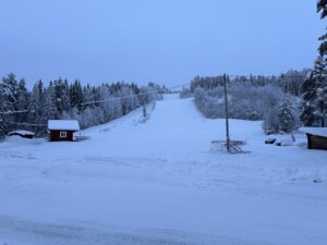 Skidbacken nedifrån