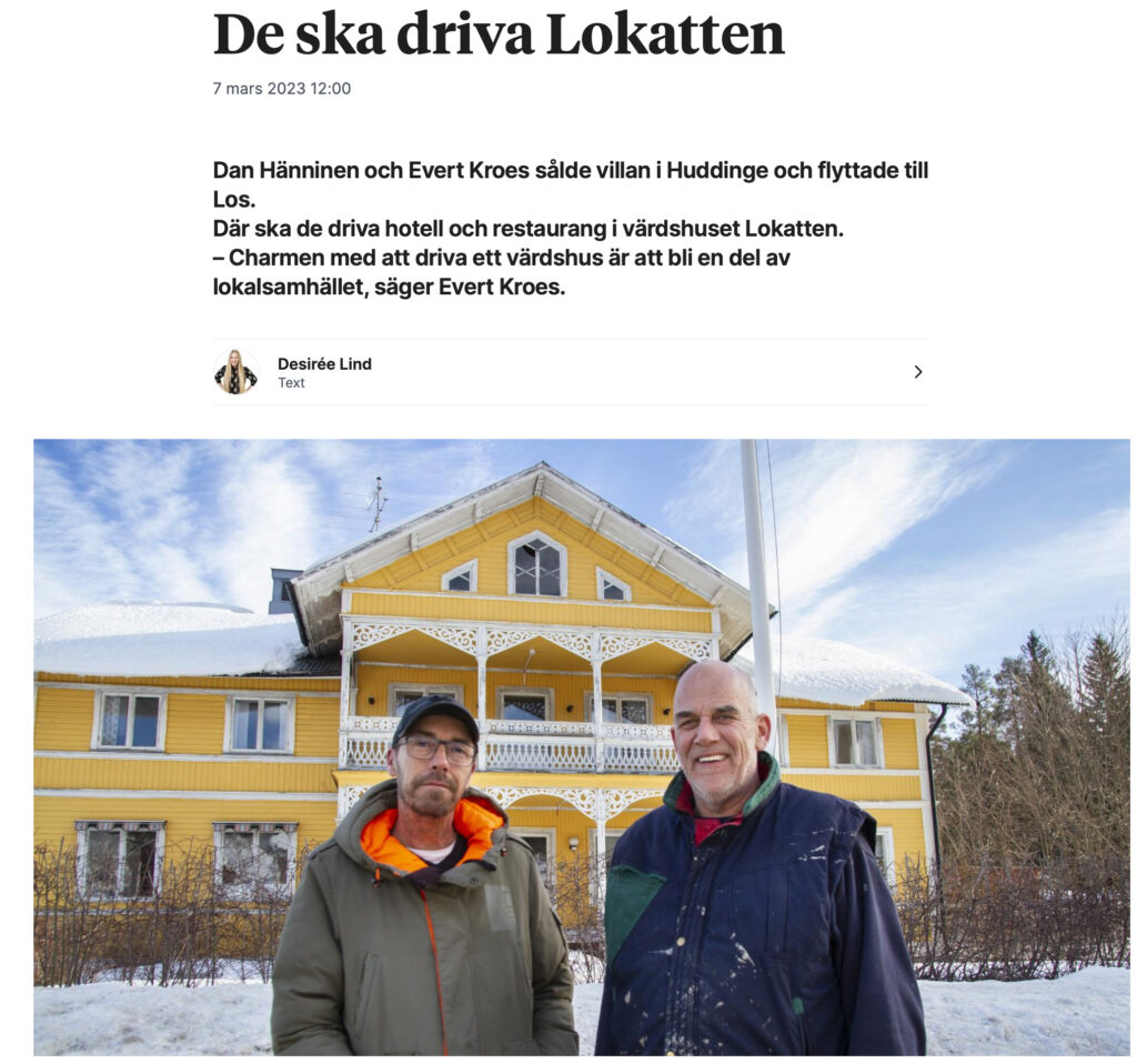 Bild på nyhetsartikel från Ljusdals-Posten