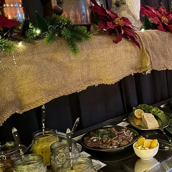 Sill och fisk på julbord
