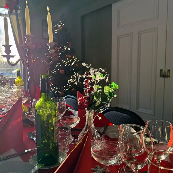 Dukat bord för julbord